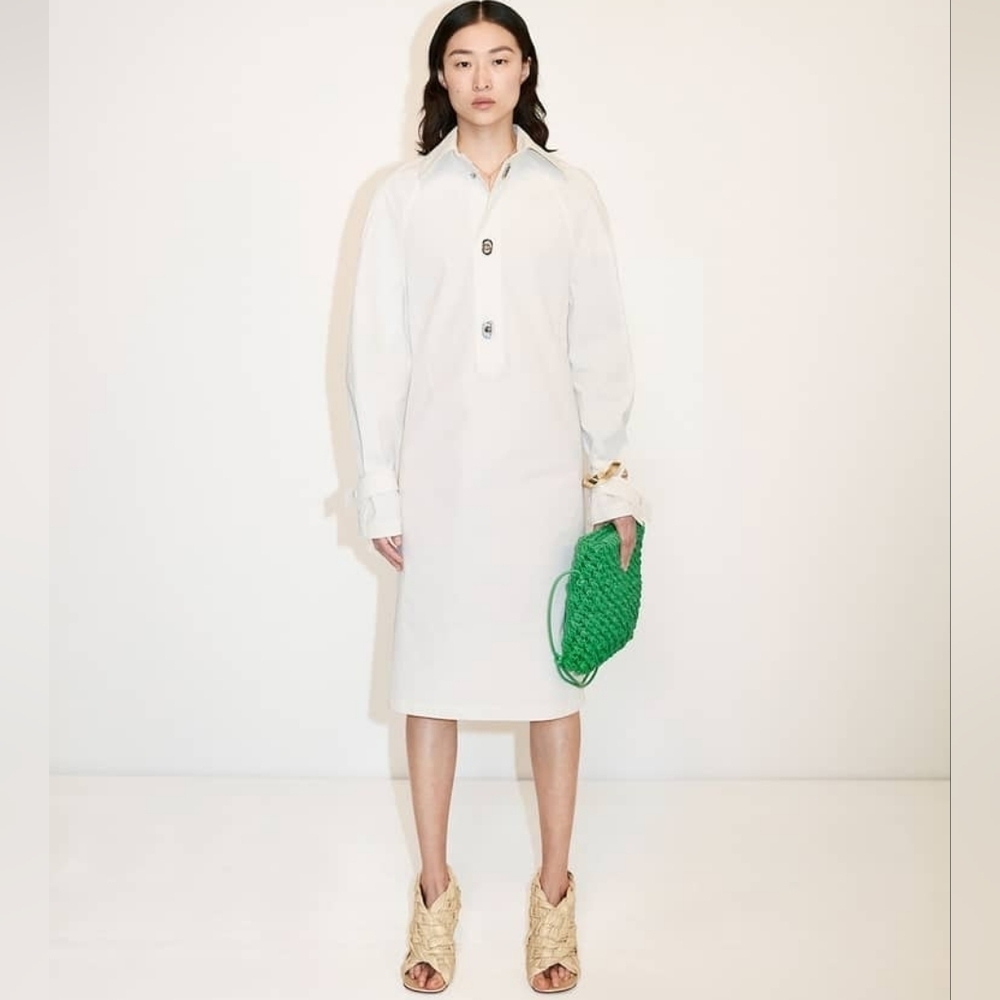 Pre-Fall 2020 Bottega Veneta white dress size 0(36) BNWT with stains